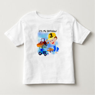 Camiseta Infantil T-shirt e presentes do aniversário de 3 anos da