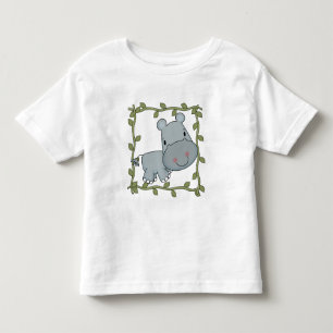 Camiseta Infantil T-shirt e presentes do hipopótamo do bebê