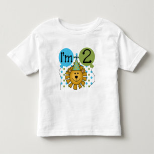 Camiseta Infantil T-shirt e presentes do segundo aniversário do le