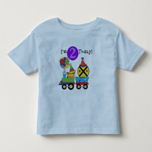 Camiseta Infantil T-shirt e presentes do segundo aniversário do tre