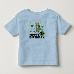 Camiseta Infantil T-shirt e presentes Hoppy do segundo aniversário