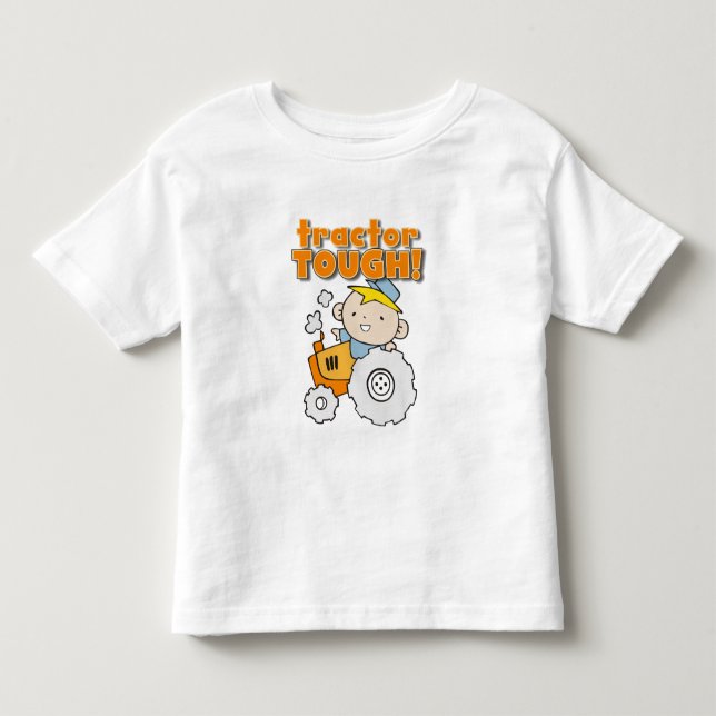 Camiseta Infantil T-shirt e presentes resistentes do trator (Frente)