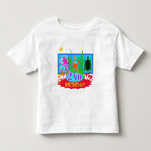 Camiseta Infantil T-shirt e presentes submarinos do segundo