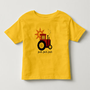 Camiseta Infantil T-shirt e presentes vermelhos do trator de fazenda