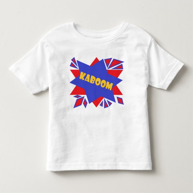 Camiseta Infantil T-shirt em banda desenhada (Frente)