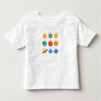 Camiseta Infantil T-shirt esperto "sistema solar "
