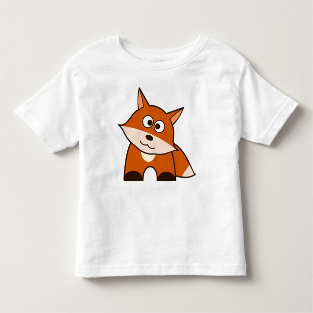 Camiseta Infantil T-shirt feliz 2T da criança do Fox (Frente)