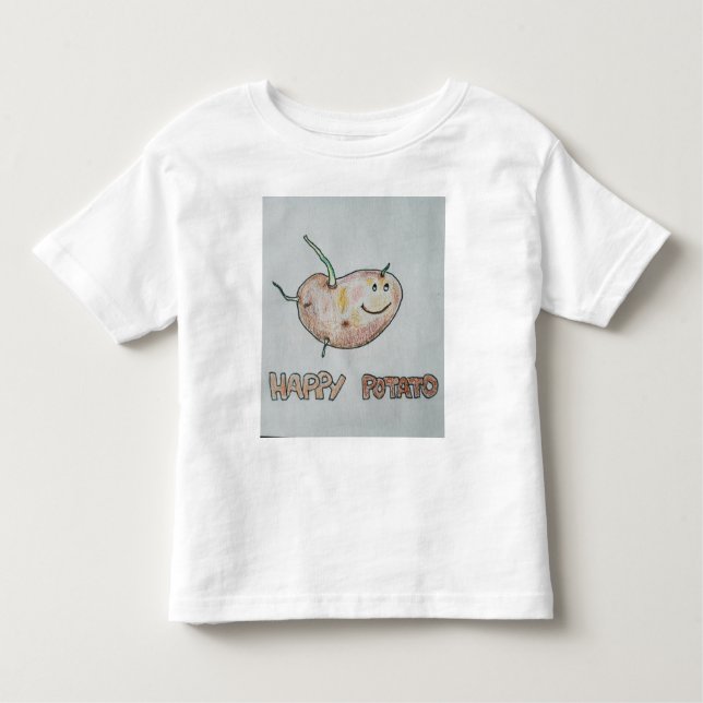 Camiseta Infantil T-Shirt feliz de batata (Frente)