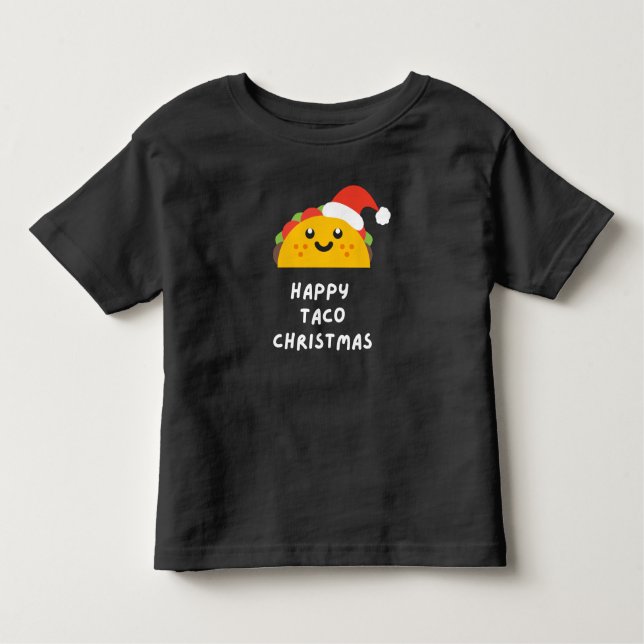Camiseta Infantil T-Shirt FELIZ DO NATAL TACO (Frente)