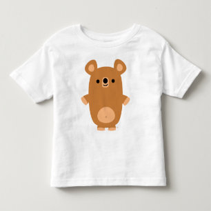 Camiseta Infantil T-shirt forte bonito das crianças do urso dos