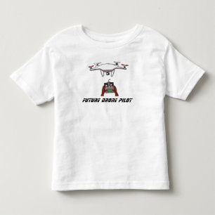 Camiseta Infantil T-shirt futuro da criança do piloto do zangão