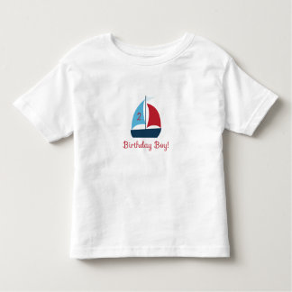 Camiseta Infantil T-Shirt Garoto de Aniversário do Navio