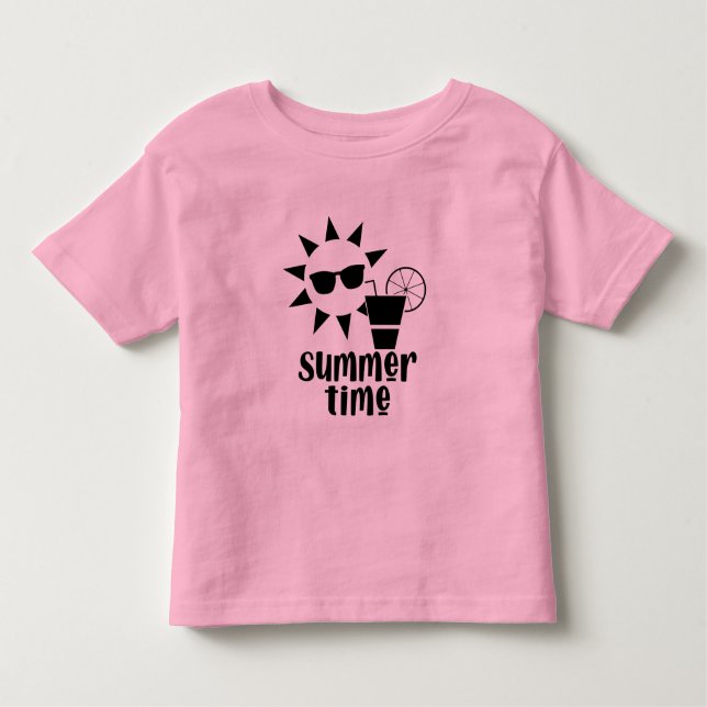 Camiseta Infantil T-Shirt Horário de Verão (Frente)