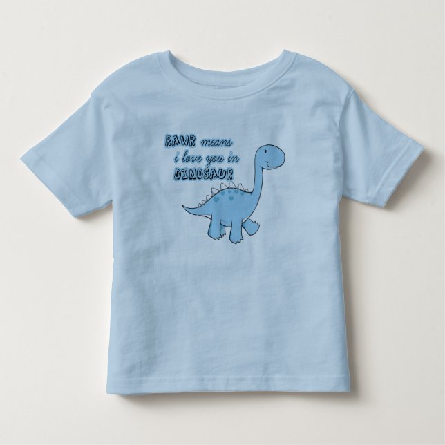 Camiseta Infantil t-shirt infantil dos dinossauros (Frente)