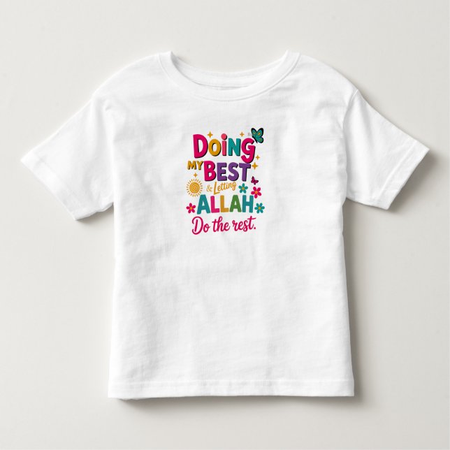 Camiseta Infantil T-Shirt-Islamic Kids Clothing (Frente)