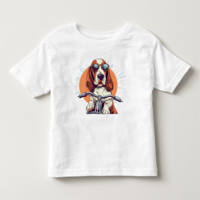 Camiseta Infantil T-Shirt legal de hound basset basset (Frente)