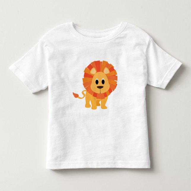 Camiseta Infantil T-Shirt Lion Cute (Frente)