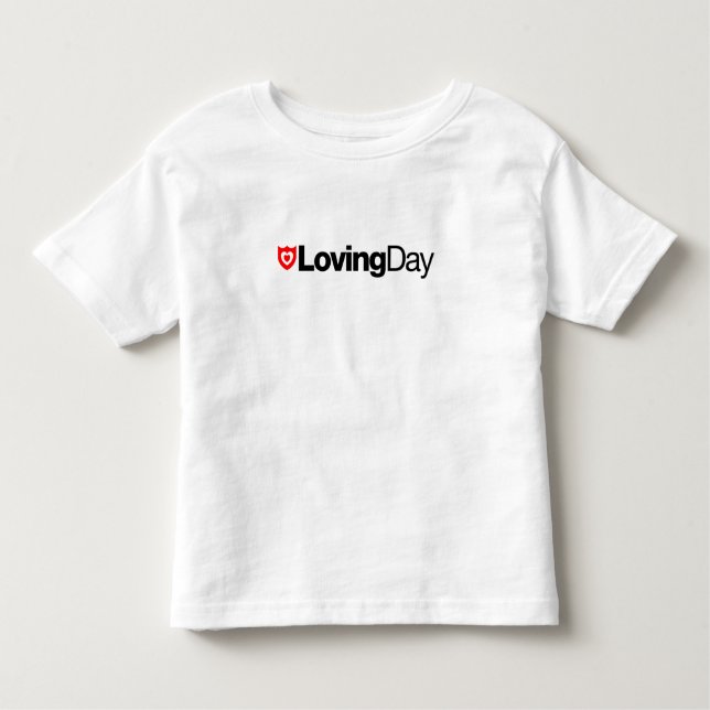 Camiseta Infantil T-shirt Loving da criança do dia (Frente)