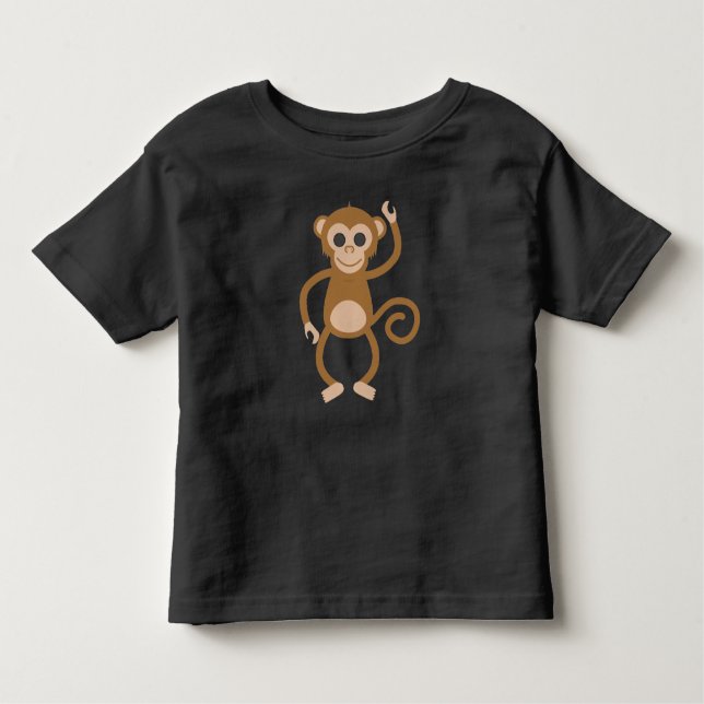 Camiseta Infantil T-Shirt Macaco Toddler (Frente)