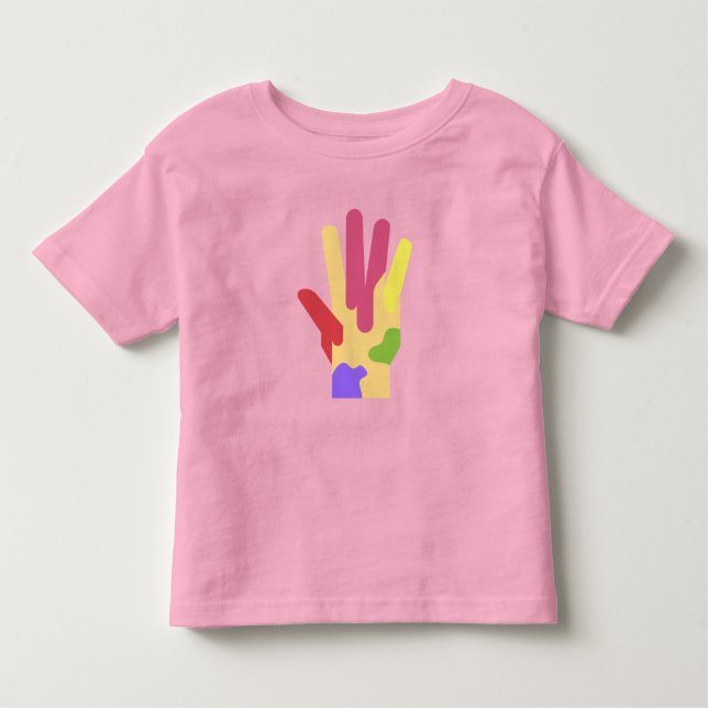 Camiseta Infantil T-Shirt Mão (Frente)