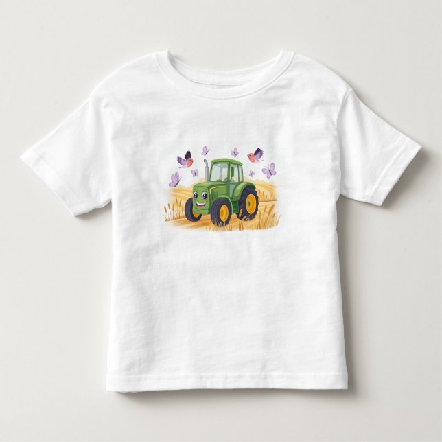 Camiseta Infantil T-Shirt mit Traktor (Frente)