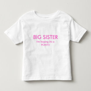 Camiseta Infantil T-Shirt Nova Irmã
