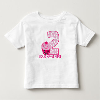 Camiseta Infantil T-Shirt Número 2 Personalizável