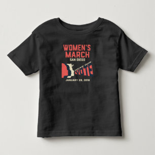 Camiseta Infantil T-shirt oficial da criança do março San Diego da