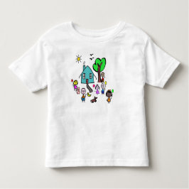 Camiseta Infantil T-Shirt para Crianças do Mundo