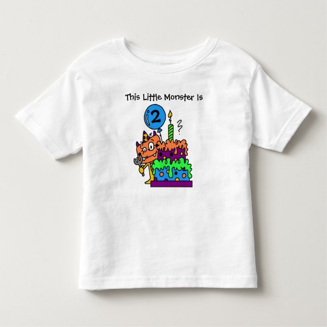 Camiseta Infantil T-shirt pequeno customizável do aniversário do (Frente)