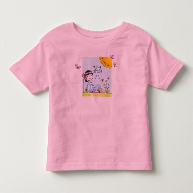 Camiseta Infantil T-shirt personalizada da criança (Frente)