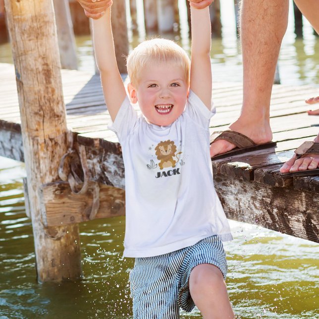 Camiseta Infantil T-shirt Personalizada De Pequeno Leão 12M-5T (Criador carregado)
