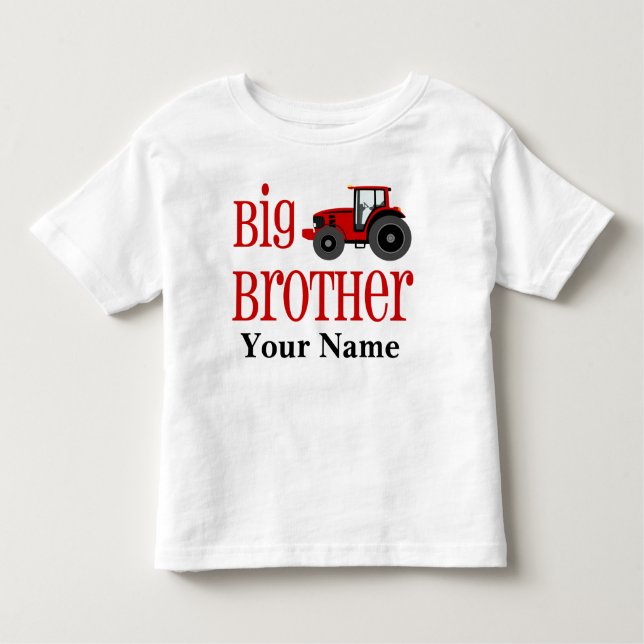 Camiseta Infantil T-shirt personalizada do Big Brother Trator (Frente)
