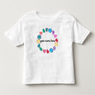 Camiseta Infantil T-shirt personalizado da criança de pedras