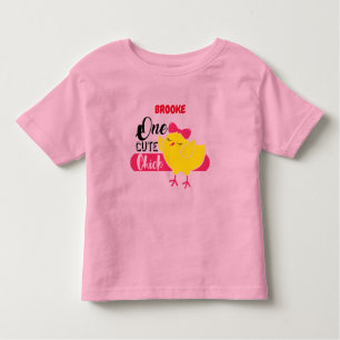 CAMISETA INFANTIL T-SHIRT PERSONALIZADO DE TODDLER "UM PINTINHO BONI