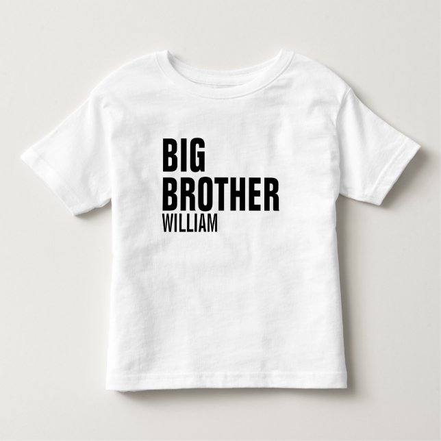 Camiseta Infantil T-Shirt Personalizado do Big Brother (Frente)