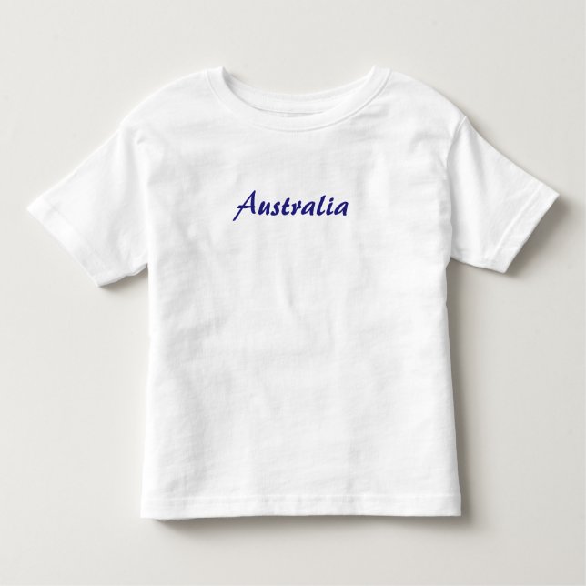 Camiseta Infantil t-shirt personalizável da Austrália (Frente)