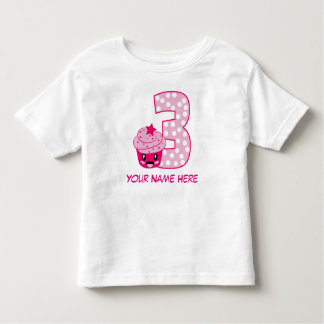 Camiseta Infantil T-Shirt Personalizável Número 3