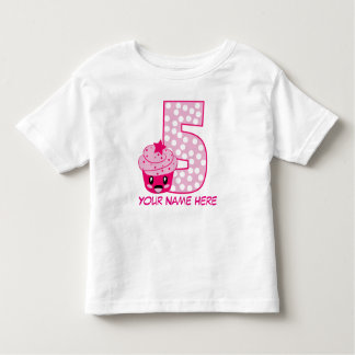 Camiseta Infantil T-Shirt Personalizável Número 5