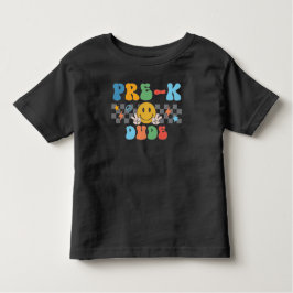 Camiseta Infantil T-Shirt Pré-K Dude Boys Retro