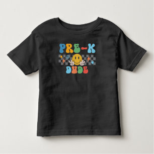 Camiseta Infantil T-Shirt Pré-K Dude Boys Retro