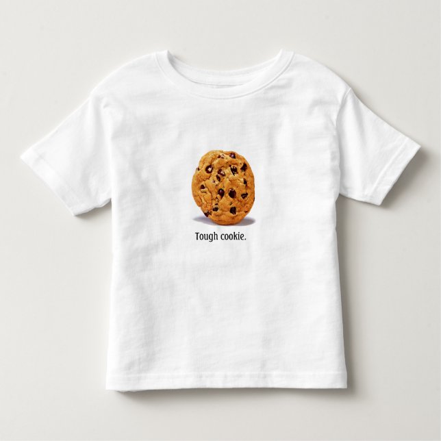 Camiseta Infantil T-shirt resistente do biscoito (Frente)