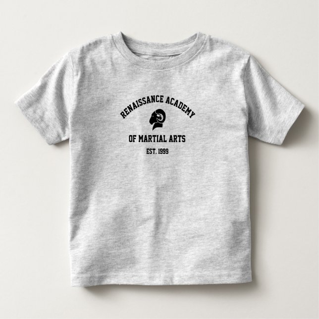 Camiseta Infantil T-shirt retro cinzento de RAM das crianças (Frente)