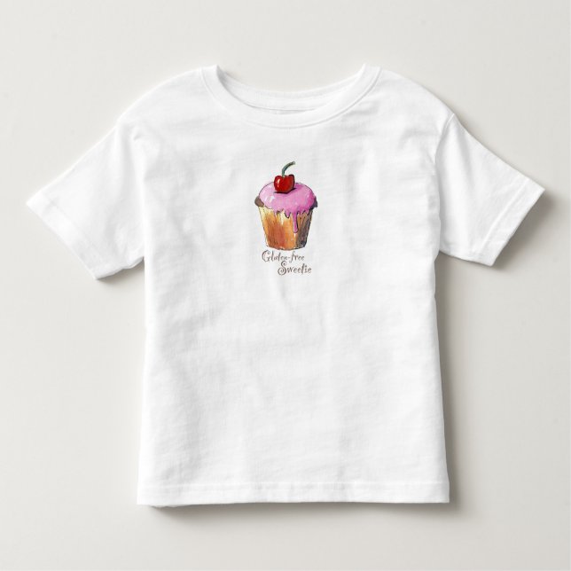 Camiseta Infantil T-shirt sem glúten da criança (Frente)