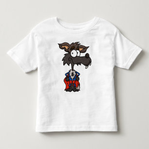 Camiseta Infantil T-shirt super da criança do lobo