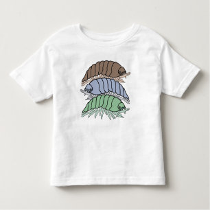 Camiseta Infantil T-Shirt Toddler - 3 Insetos (branco)