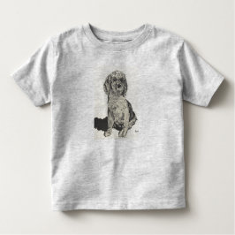 Camiseta Infantil : T-Shirt Toddler Cocker Spaniel