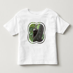 Camiseta Infantil T-shirt Toed dois da criança da preguiça