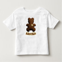 T-Shirt, um urso de chocolate bonito