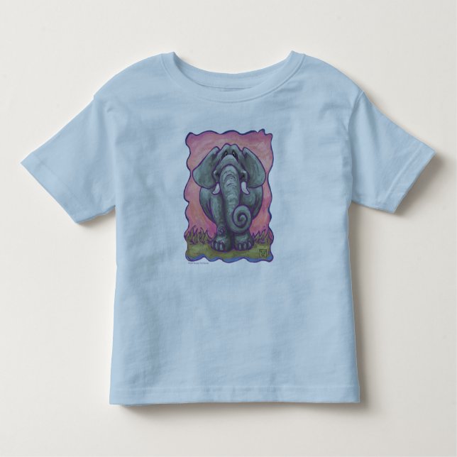 Camiseta Infantil T-Shirts de elefante (Frente)